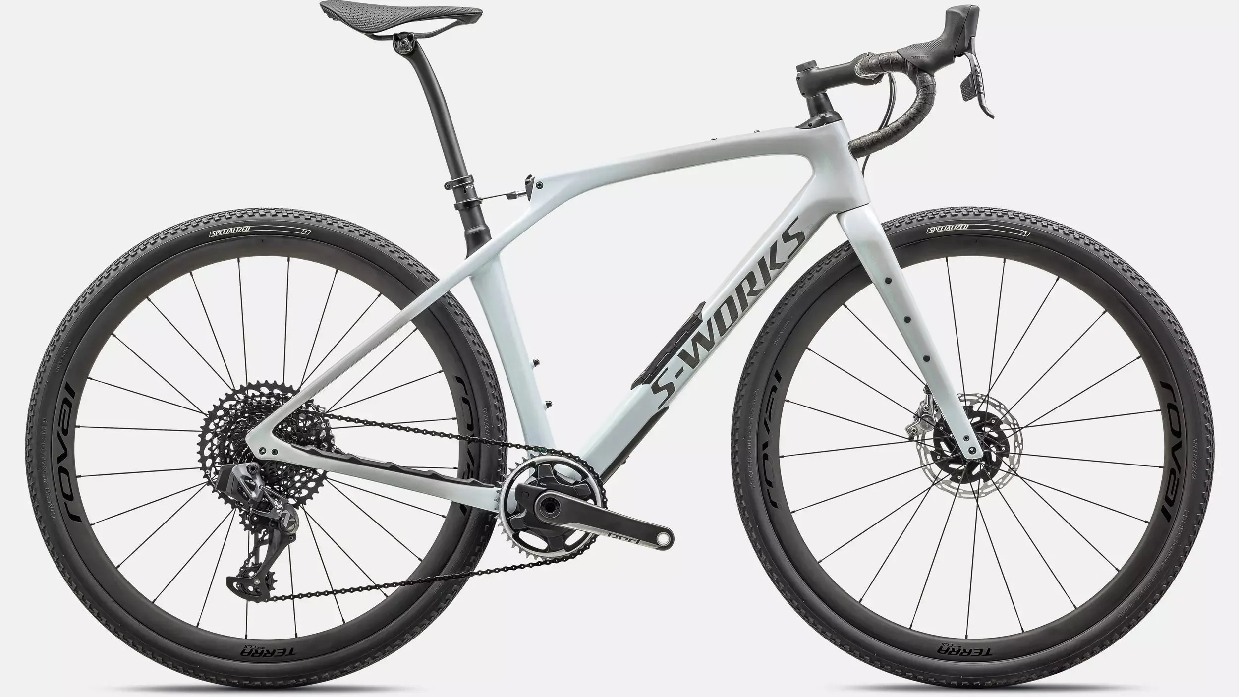 2024 Specialized S-Works Diverge STR - Dove Grey   Eyris Pearl / Morning Mist / Eyris Pearl / Smoke