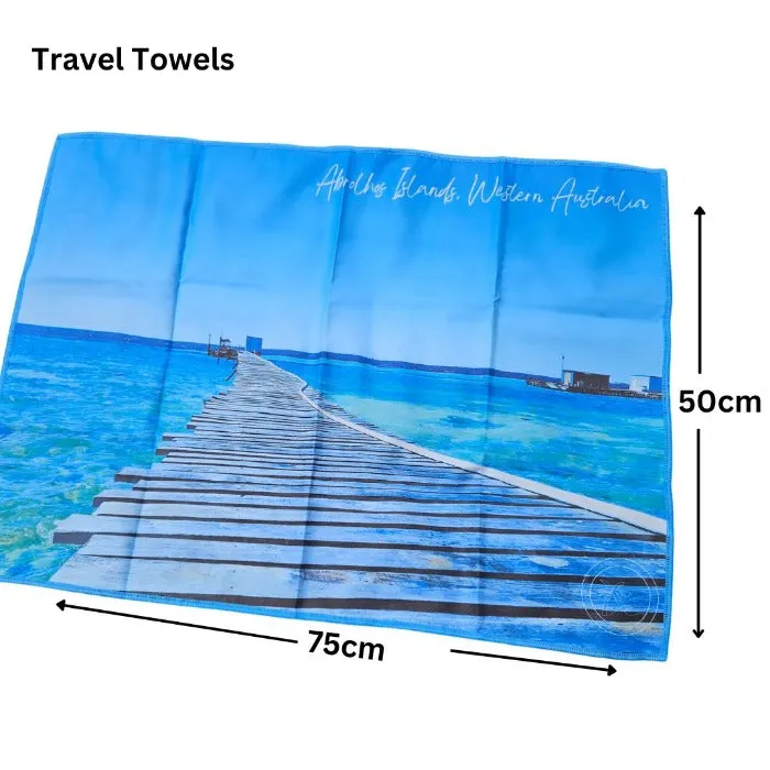 Abrolhos Island Jetty Travel Towel