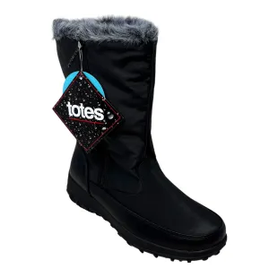 Alicia Waterproof Snow Boot By Totes In Black, Size: 9