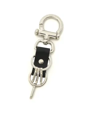 BAR STYLE LEATHER STRAP KEY FLOCK