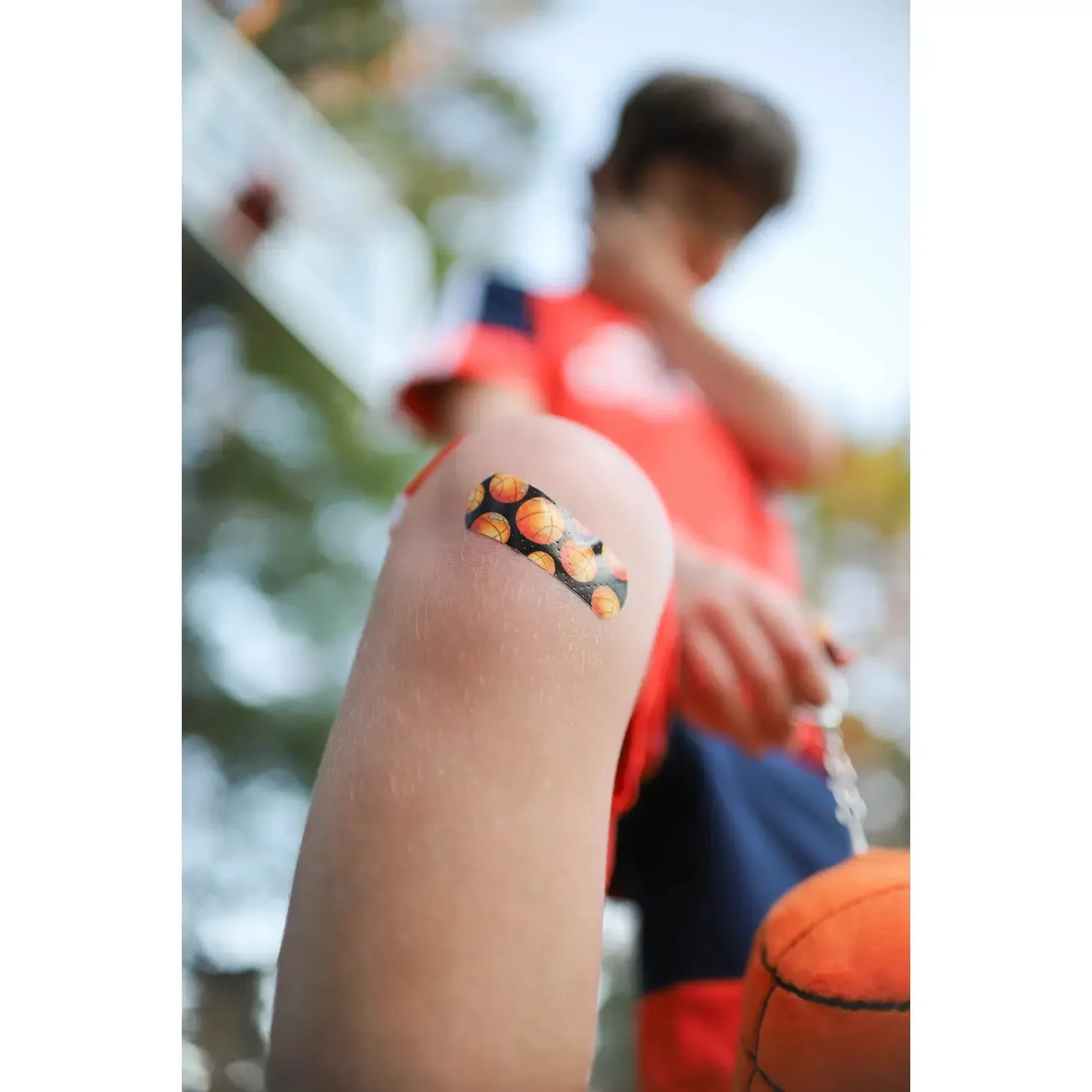 Basketball BooBoo Ball USA Keychain