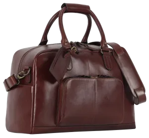 BOL Quality Leather Carry on Duffle Bag