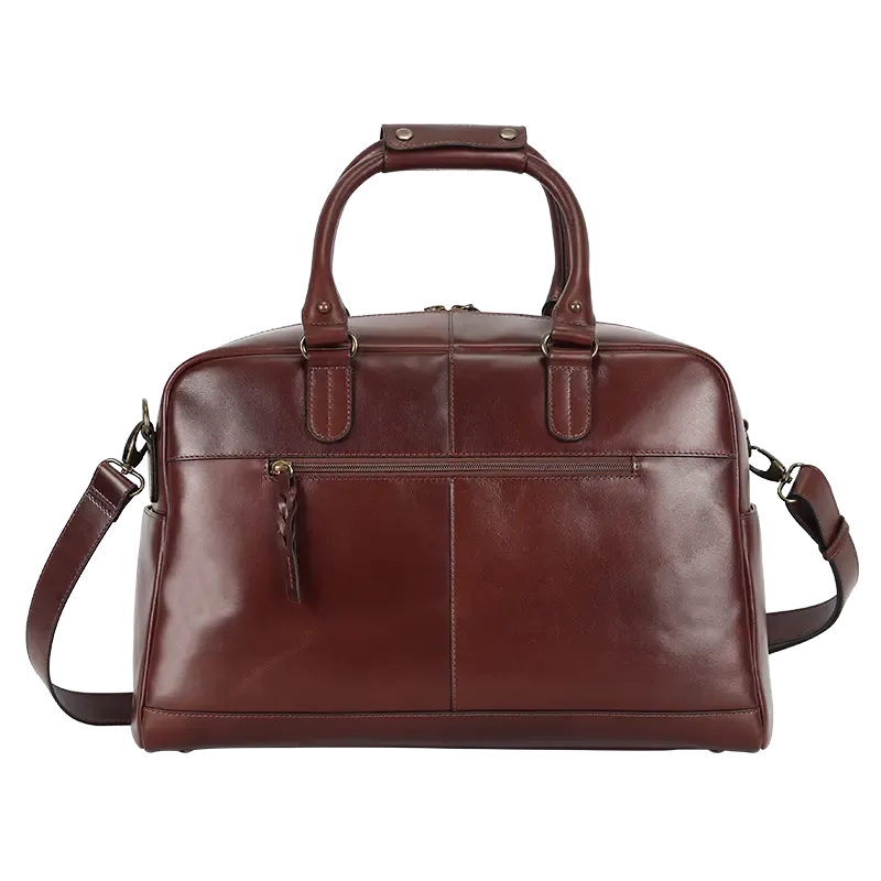 BOL Quality Leather Carry on Duffle Bag