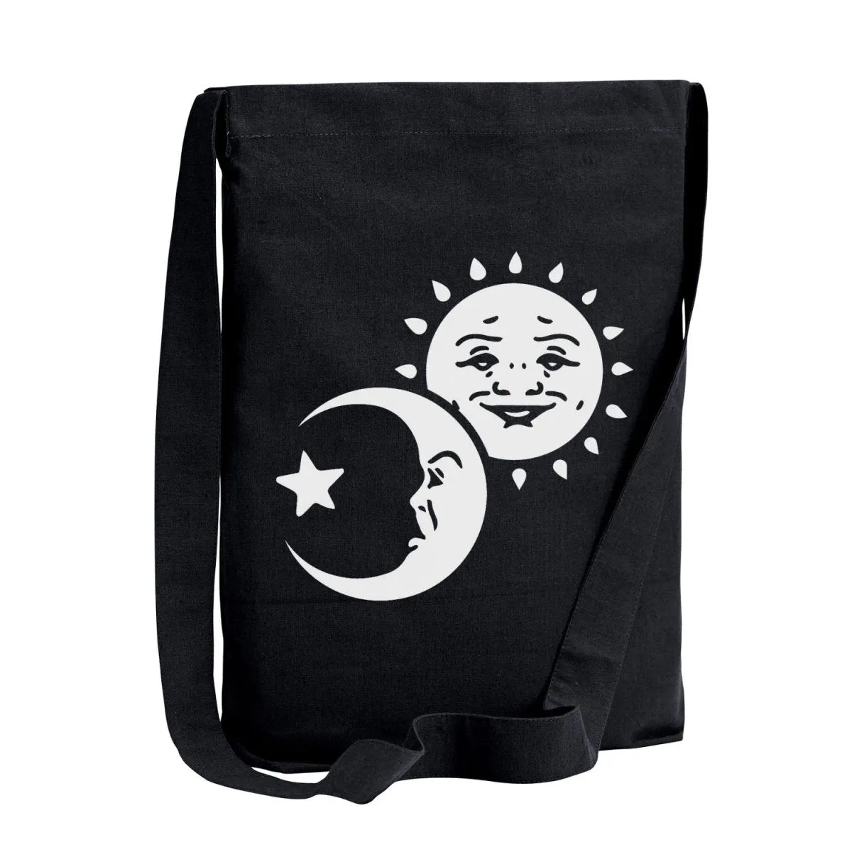 Celestial Sun And Moon Sling Tote Bag