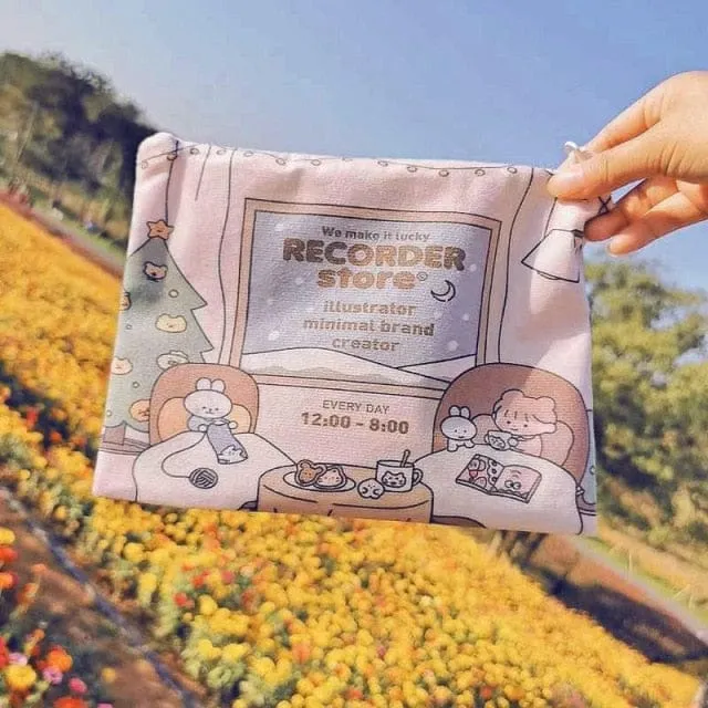 Cute Korean Cartoon Storage Bags