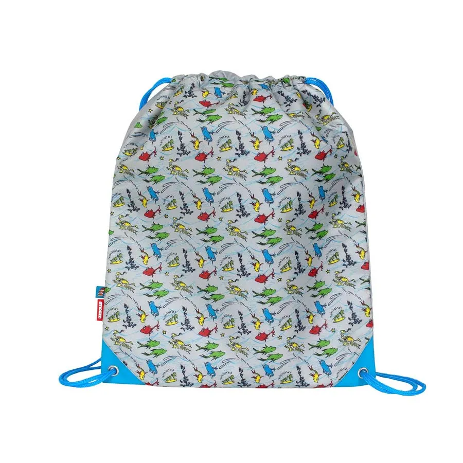 Dr Seuss Drawstring Bag – One Fish Two Fish (Tile)