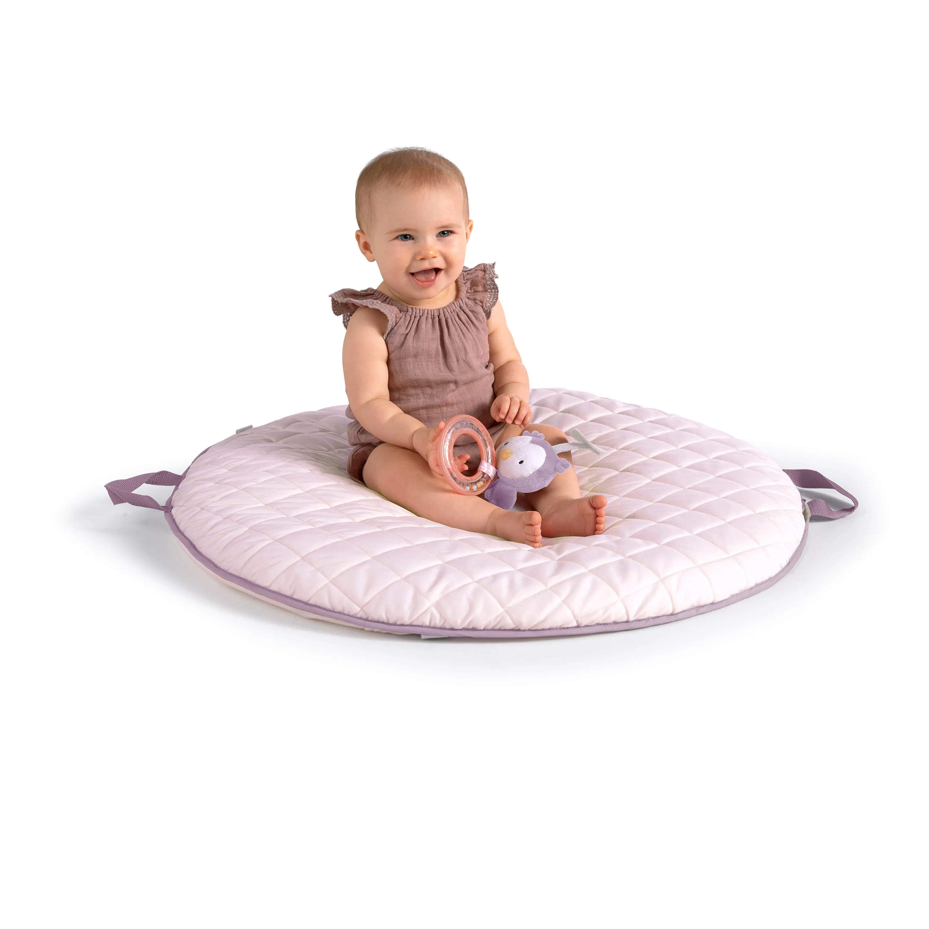 Duvet Activity Baby Play Gym with Self-Storage, Machine Washable Mat