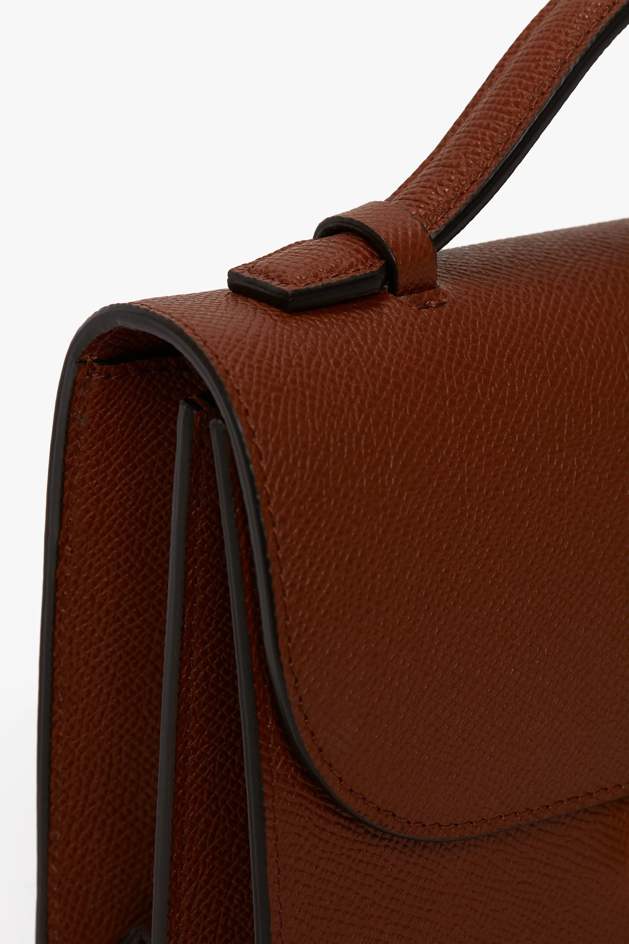 Exclusive Mini Dorian Bag In Tan Grained Leather