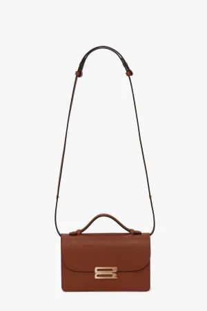 Exclusive Mini Dorian Bag In Tan Grained Leather