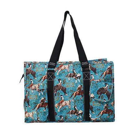 Giddy Up NGIL Zippered Caddy Organizer Tote Bag