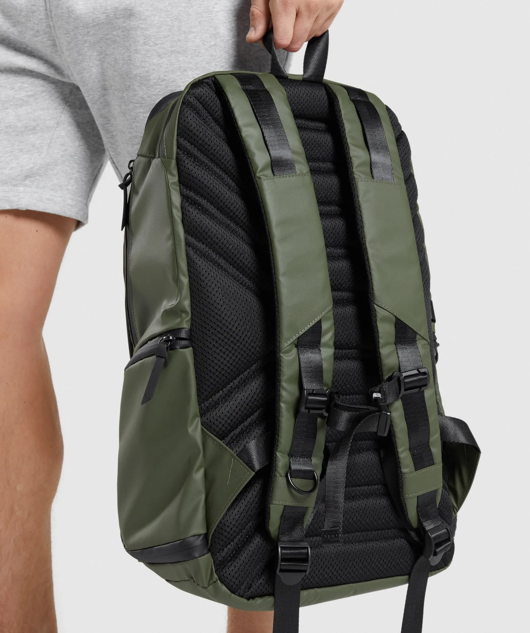 Gymshark X-Series 0.3 Backpack - Green/Black