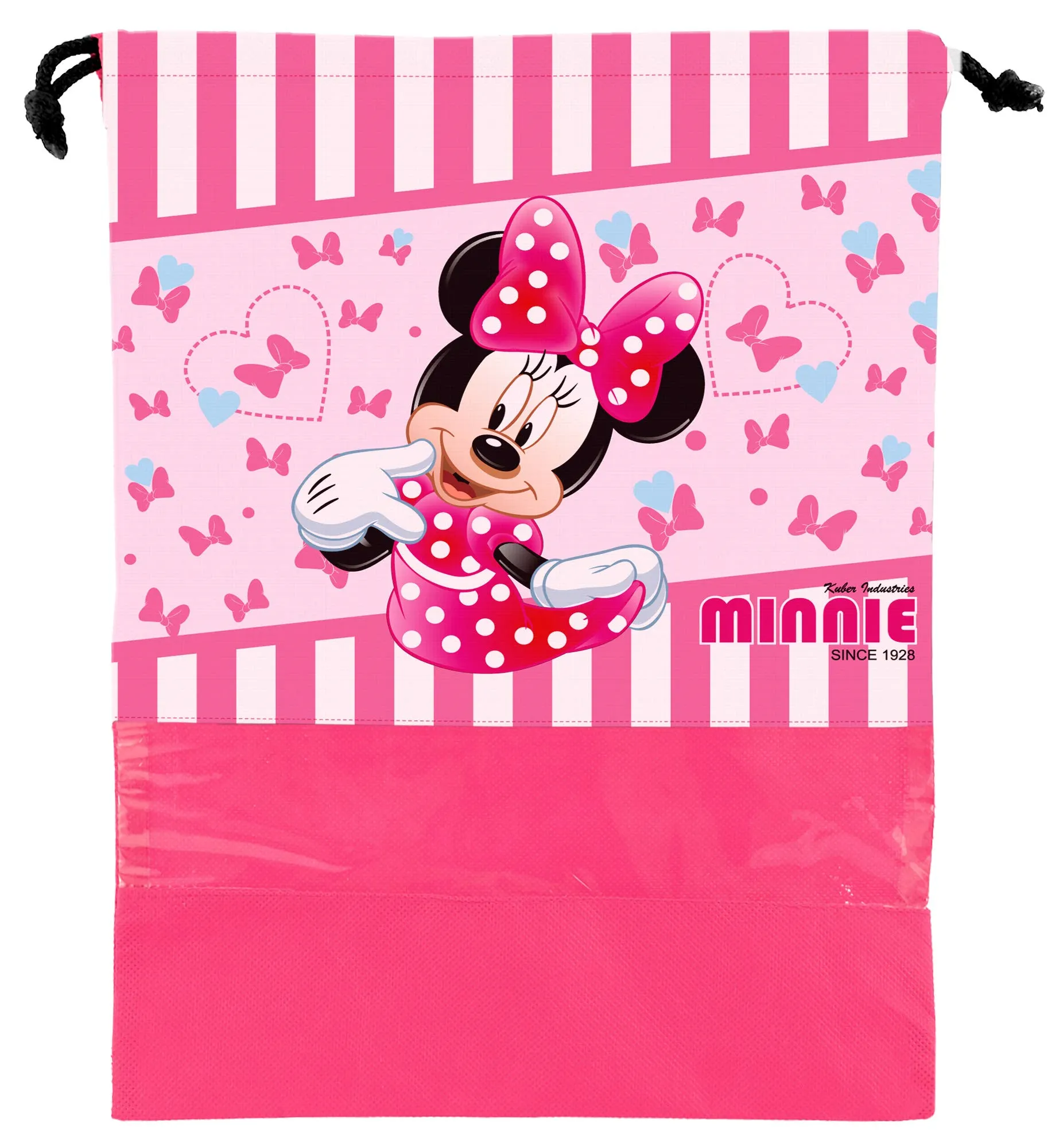 Heart Home Portable Travel Shoe Bags Dust-proof Shoe Organizer Space Saving Storage Bags, Disney Print (Set of 9,Black & Grey & Pink) -HS_35_HEARTHS18046