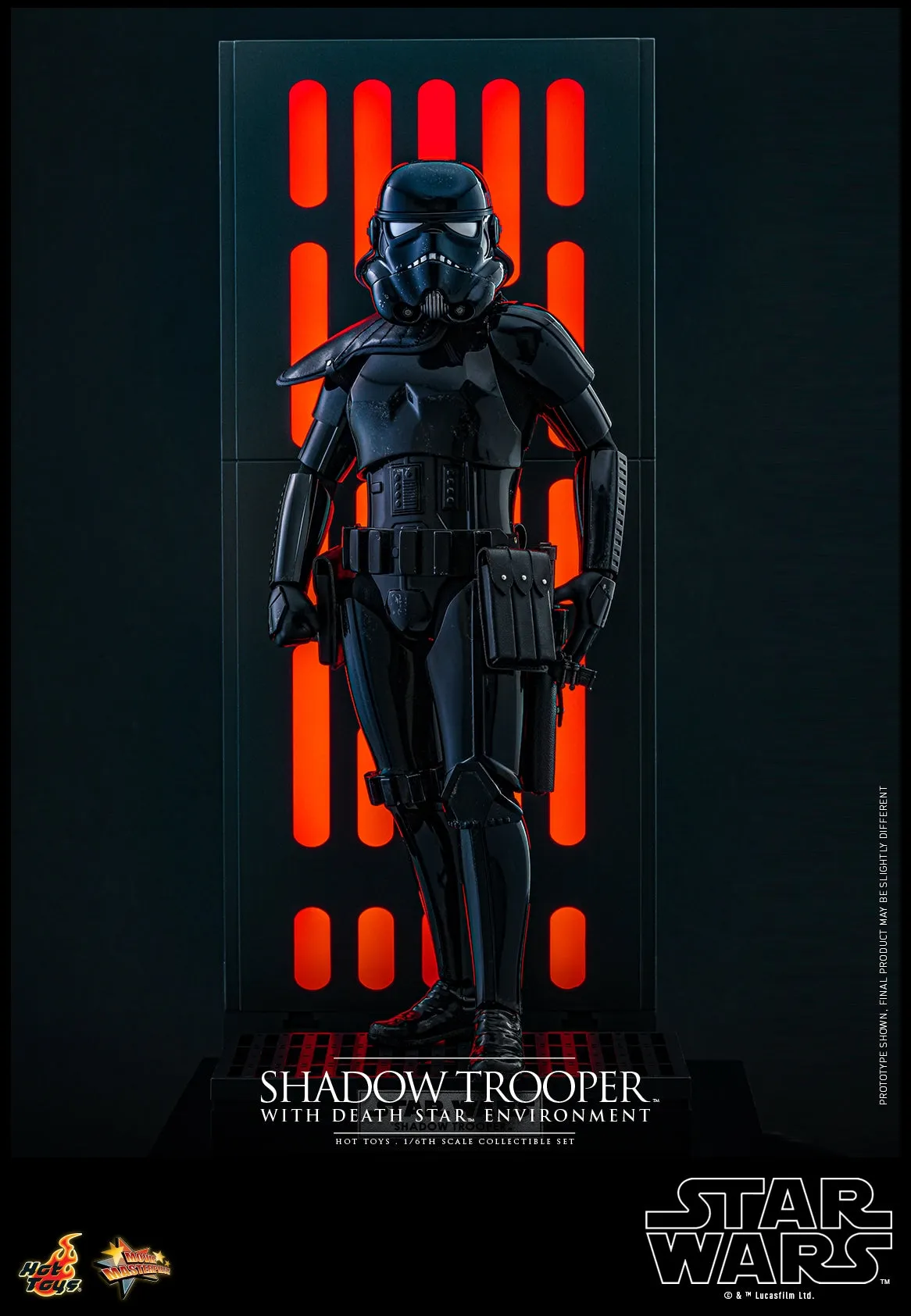 Hot Toys - MMS737 - Star Wars - 1/6th scale Shadow Trooper with Death Star Environment Collectible Set