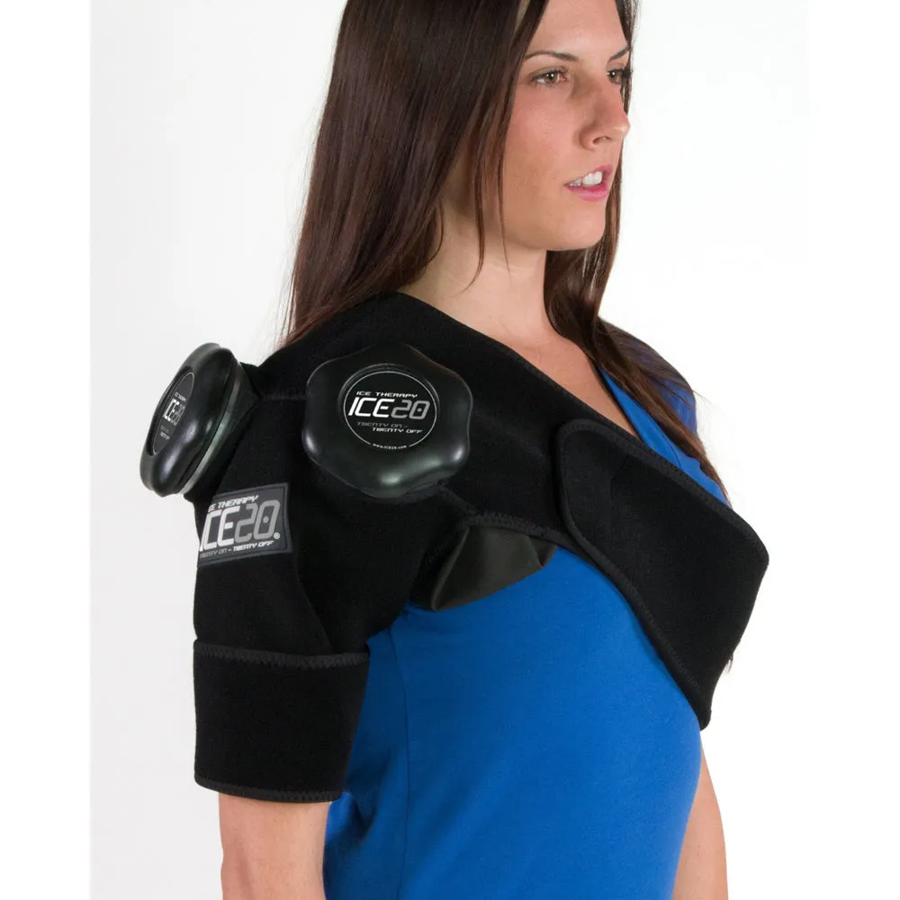 ICE20 Double Shoulder Ice Compression Wrap: ICE-Dbl-Shoulder