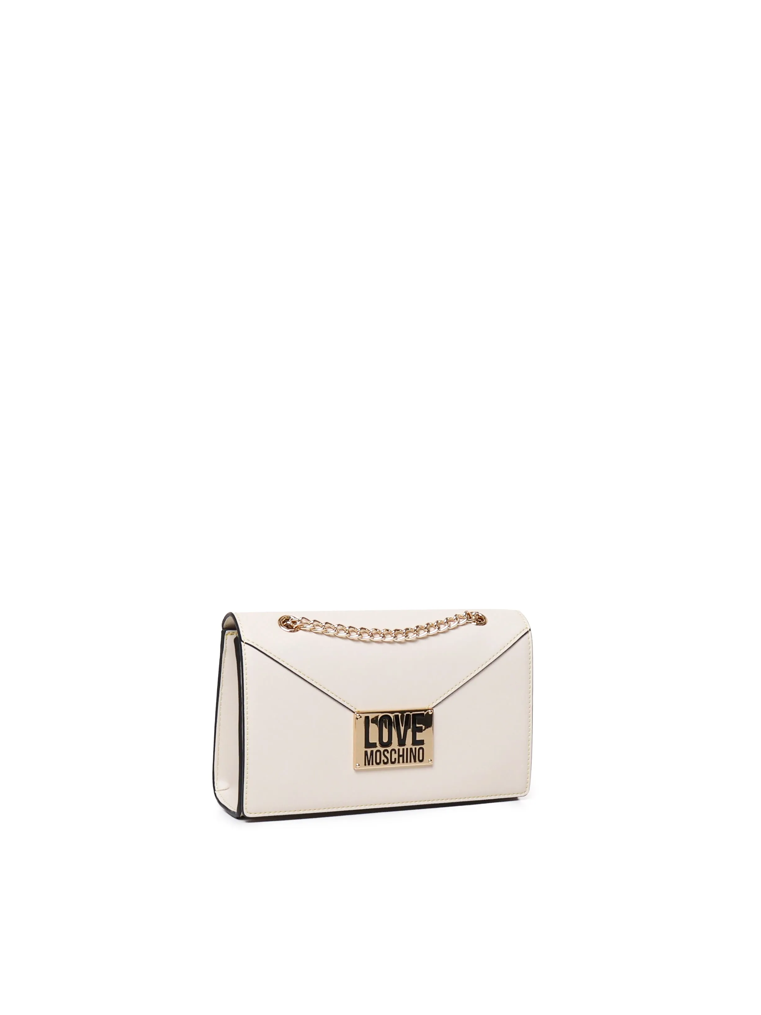 Ivory Eco-Leather Shoulder Bag