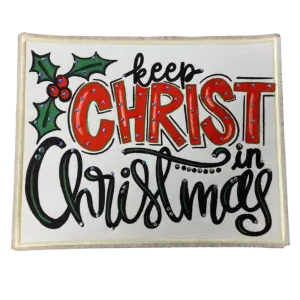 Keep Christ in Christmas Patch