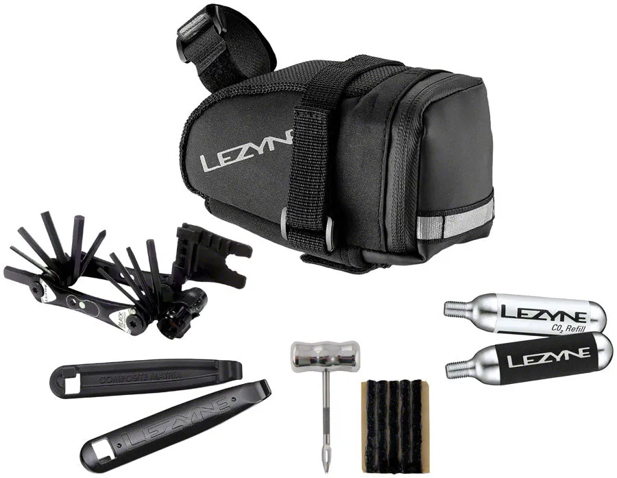 Lezyne M-Caddy MTB Seat Bag Tubeless Kit - NICA Edition, Two FREE Tubes