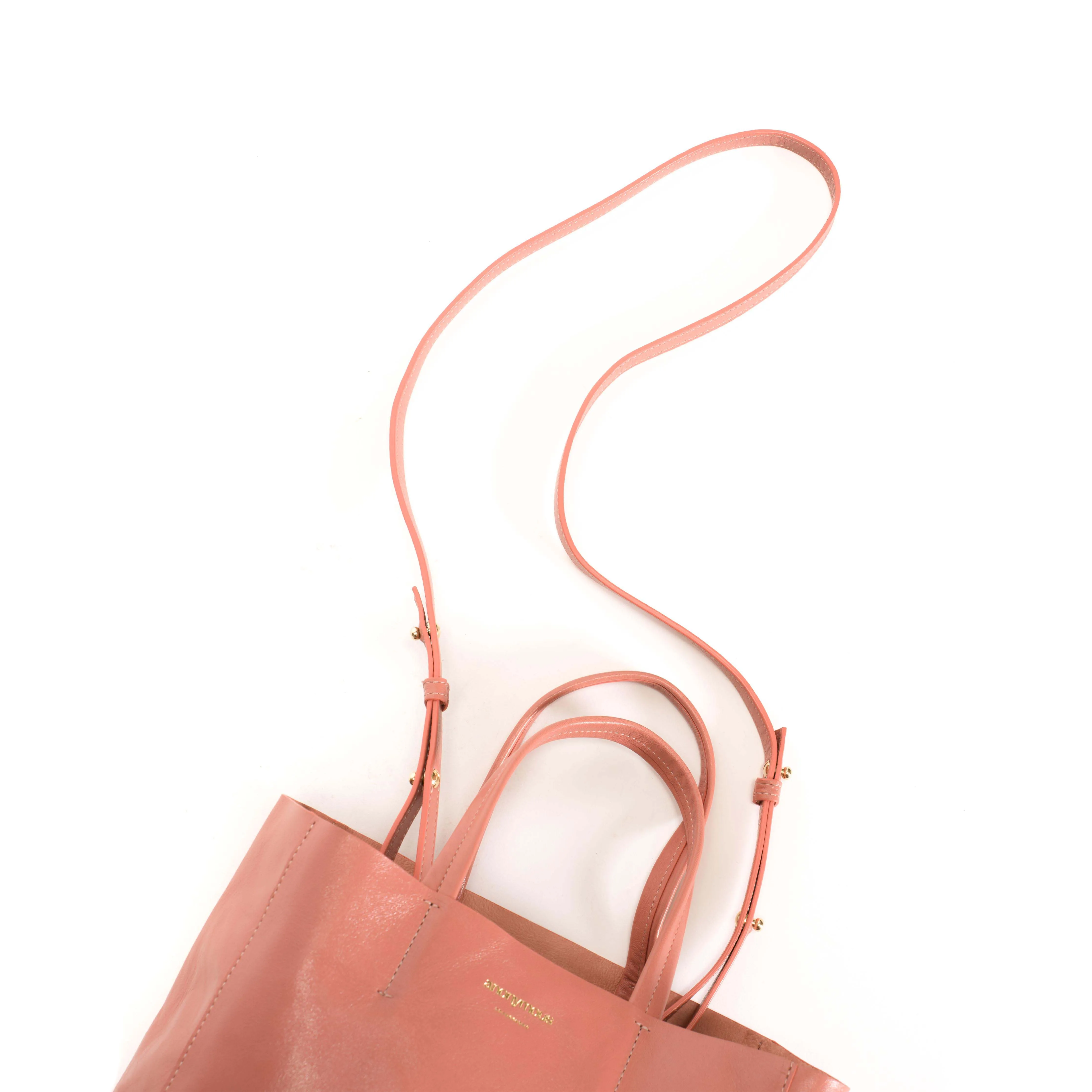 Linea shopper Shiny lamb Candy pink