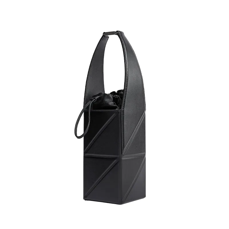 Liquor Vertical Wine Bag - Black