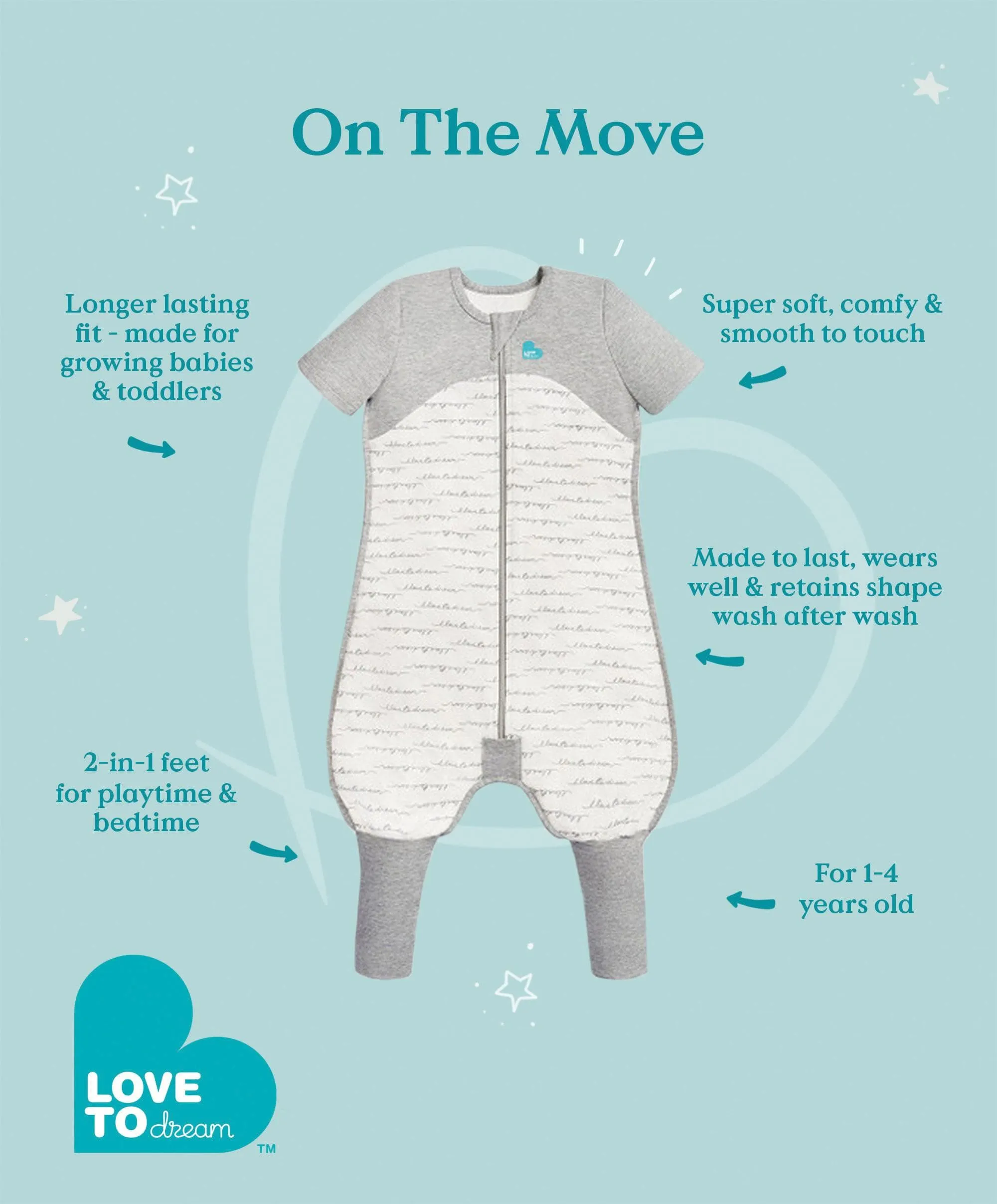 Love 2 Sleep Suit Cotton Warm Olive – 12-24 Months