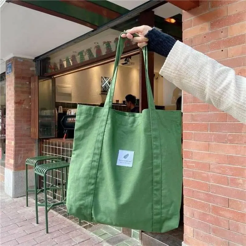 Minimalist Canvas Tote Bag