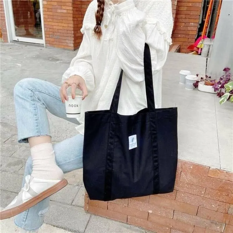 Minimalist Canvas Tote Bag