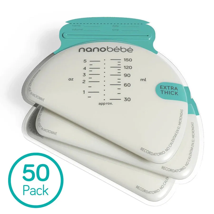 Nanobebe 50 Breastmilk Storage Bags