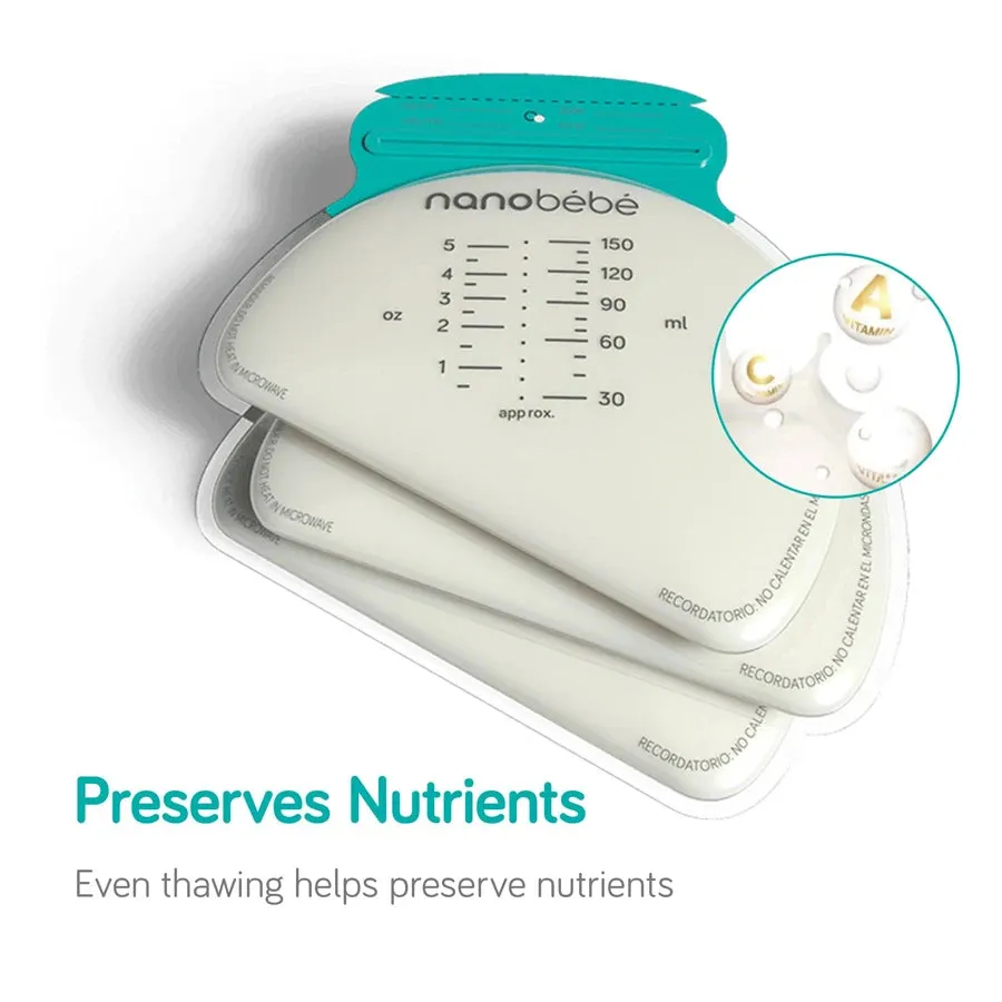 Nanobebe 50 Breastmilk Storage Bags