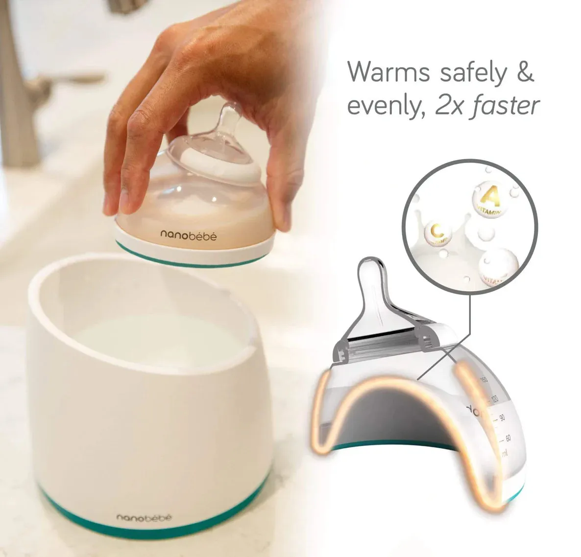 nanobebe Smart Warming Bowl