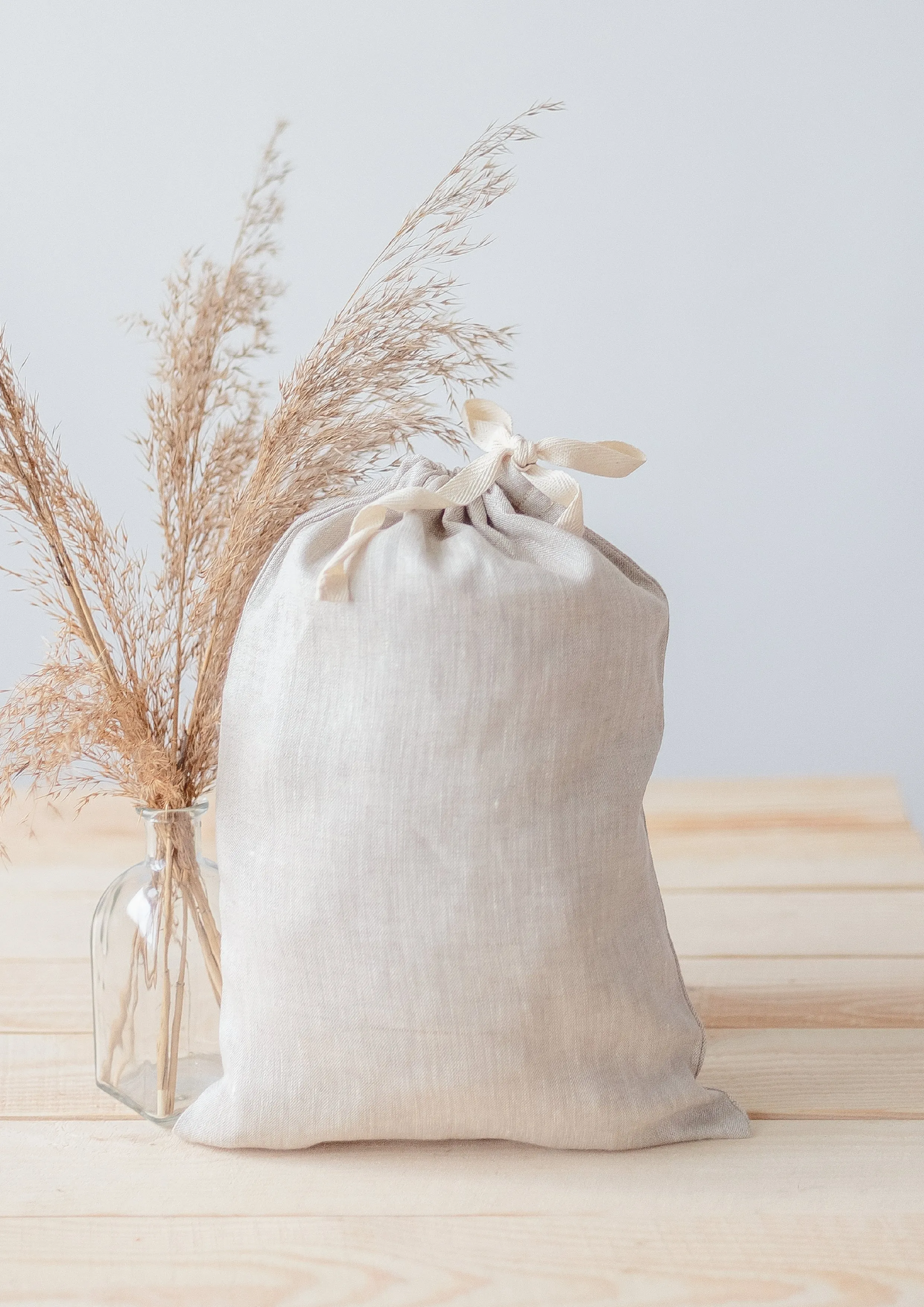 Natural Linen Storage Bag