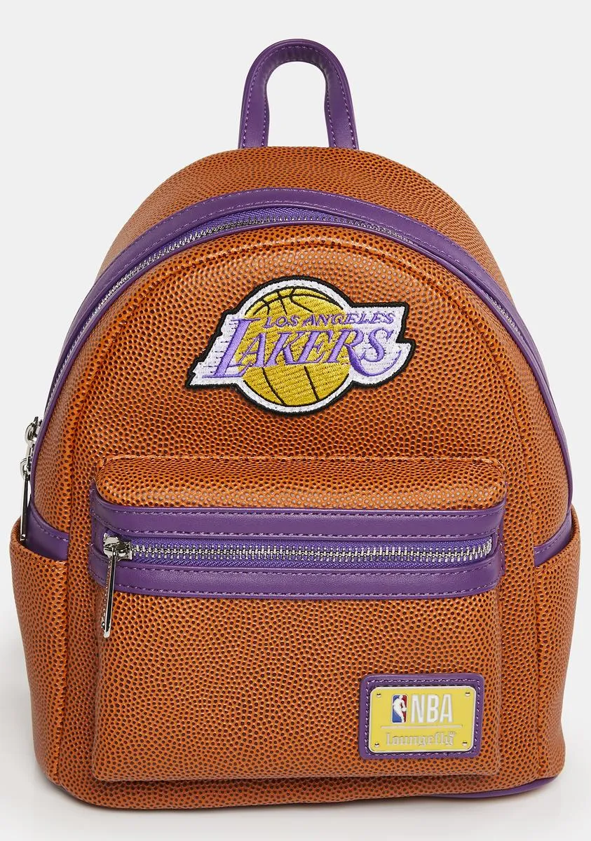 NBA Los Angeles Lakers Basketball Logo Mini Backpack