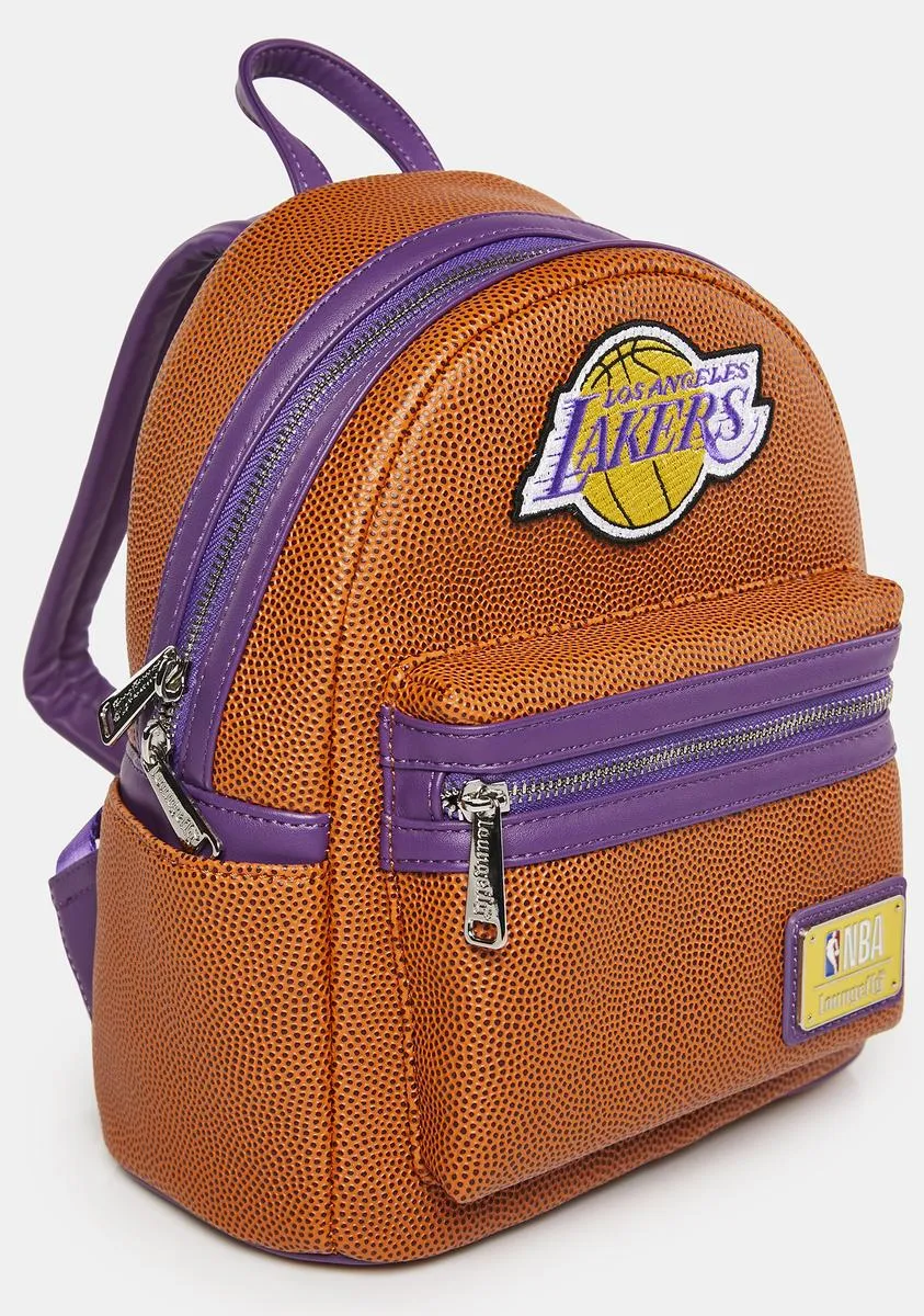 NBA Los Angeles Lakers Basketball Logo Mini Backpack