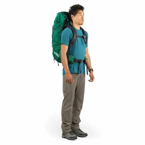 Osprey Rook 50 Litre Men's Hiking Backpack With Raincover