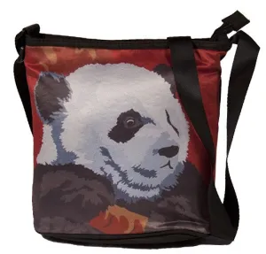 Panda Large Cross Body Bag- Pensive Panda