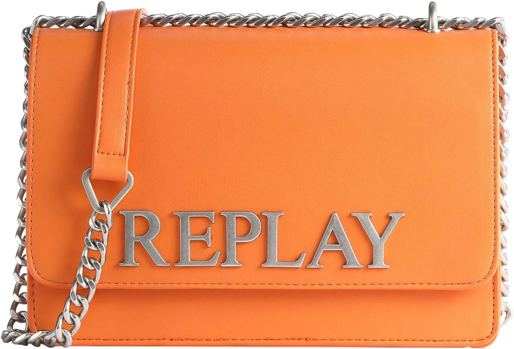 Replay Womens Small Chain Bag Fw3000.001 In Orange