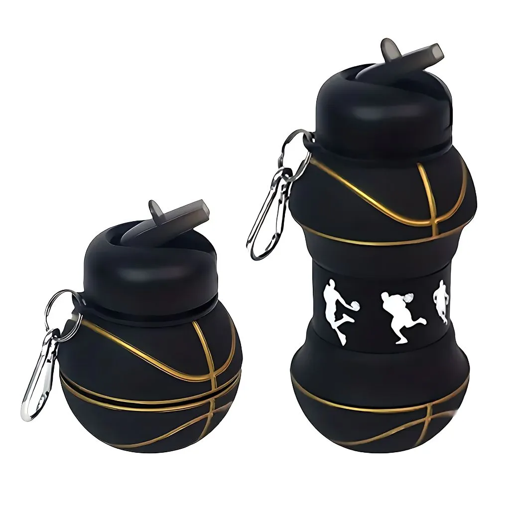 Roll the Ball Bottle | Expandable Silicone Bottle for Sports Lovers