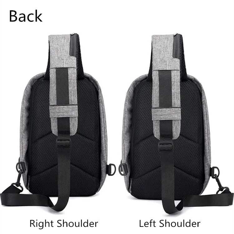 Small Original Anti-Theft Backpack Cross Body Single Shoulder With USB Charging