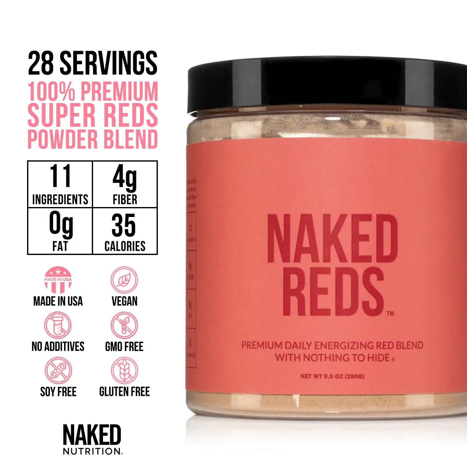 Super Reds Fruit Powder | Naked Reds