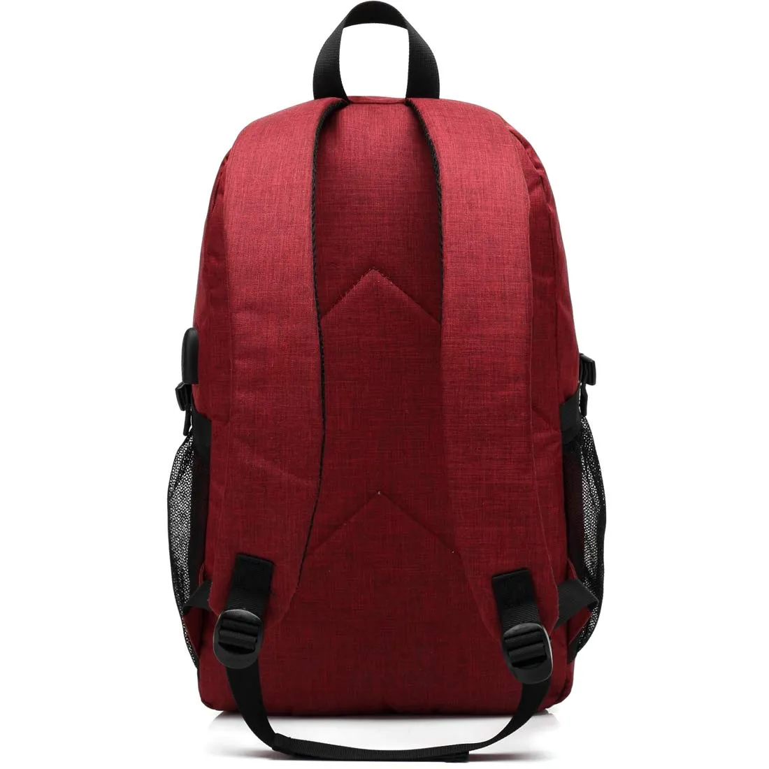 THE CLOWNFISH Coolbell Hot Style Modern Laptop Backpack With Usb Charging Port Water-Resistant Fits 15.6 Inch Laptop (Red), 24 Liter