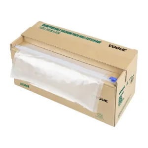 Vogue Compostable Vacuum Pack Roll Cutter Box 30cm x 30m - AT478