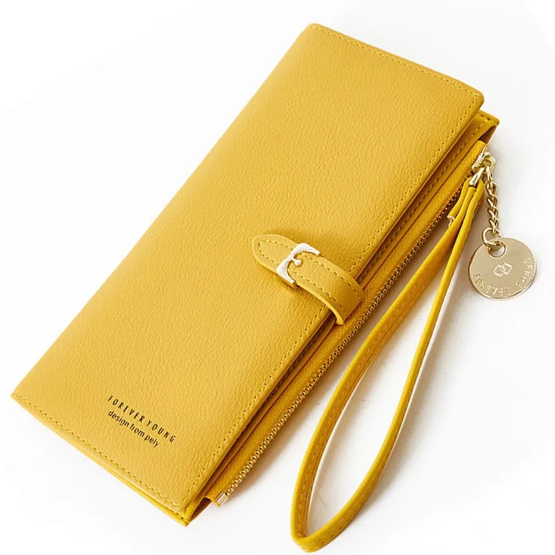 Women's Wristband Style Long Wallet Clutch