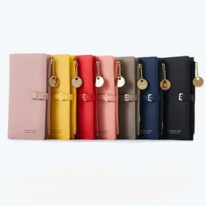 Women's Wristband Style Long Wallet Clutch