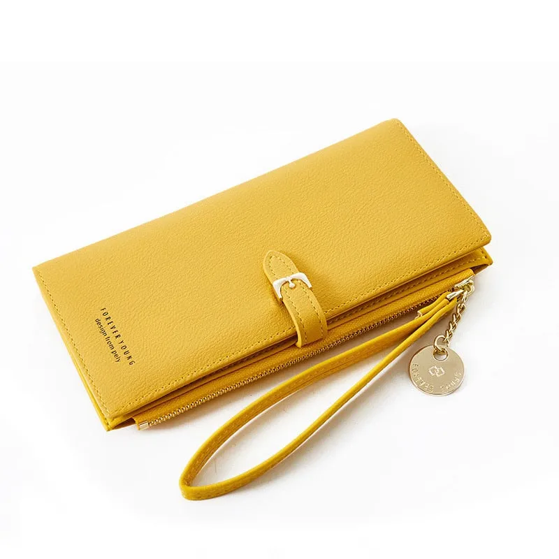 Women's Wristband Style Long Wallet Clutch