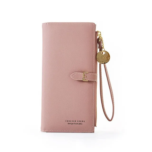 Women's Wristband Style Long Wallet Clutch